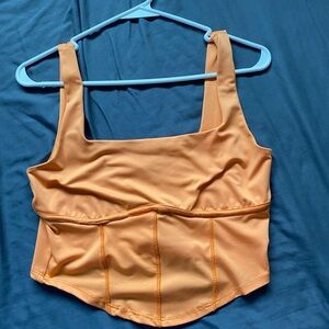 Orange Crop Top